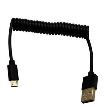 Upprullad USB-sladd