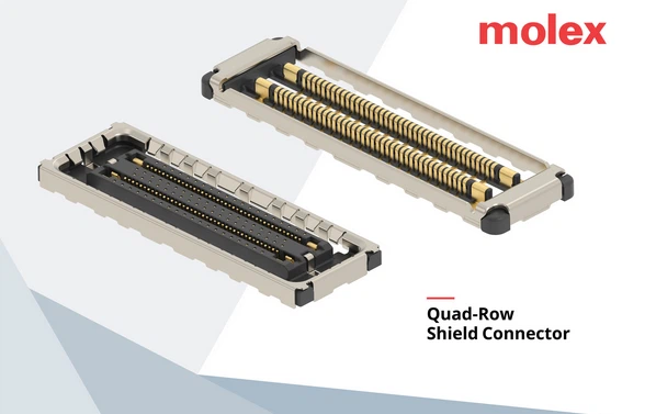Molex tillkännager lanseringen av Quad Row Board to Board-anslutningar med in...